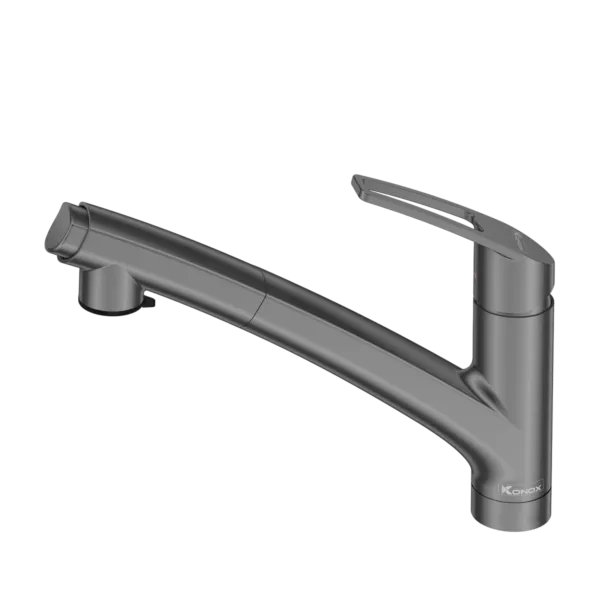 Vòi rửa bát phong cách Nhật Bản Kira Gun Metal