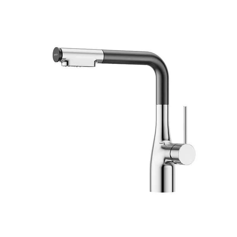 Vòi rửa bát rút dây màu đen SEIONG ROYAL DH-K413CG