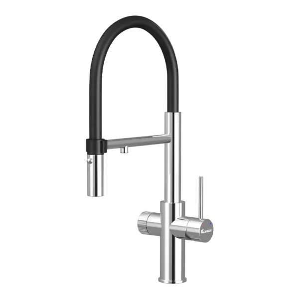 Vòi rửa bát thân mềm 3 đường nước Combi Chrome