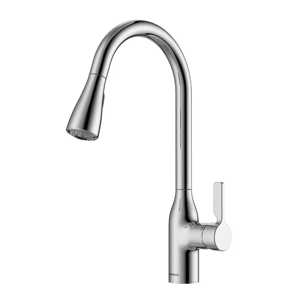Vòi rửa chén bát cảm ứng dây rút JOMOO 33149-123/1B-Z