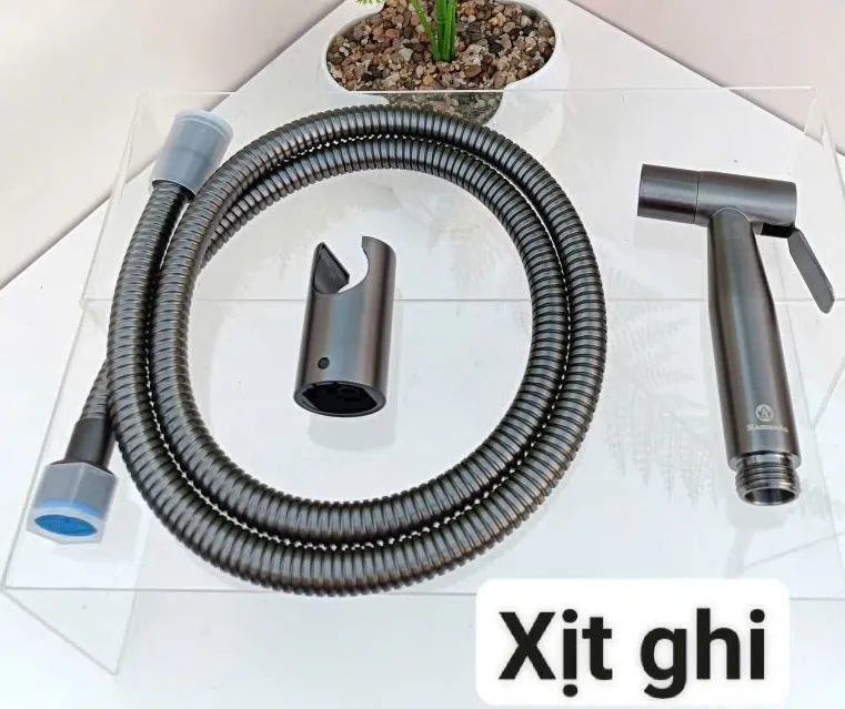 Vòi xịt vệ sinh màu đen VXVB02RG