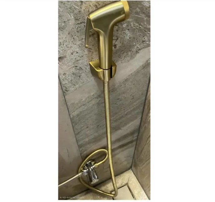 Vòi xịt vệ sinh màu vàng mờ VXVM01