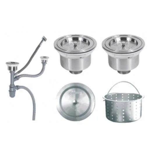 Xi phông chậu rửa bát inox Gorlde - 140
